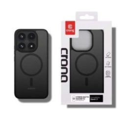 Dėklas Xiaomi 17 Crong Hybrid Matte Magnetic su MagSafe, žalias