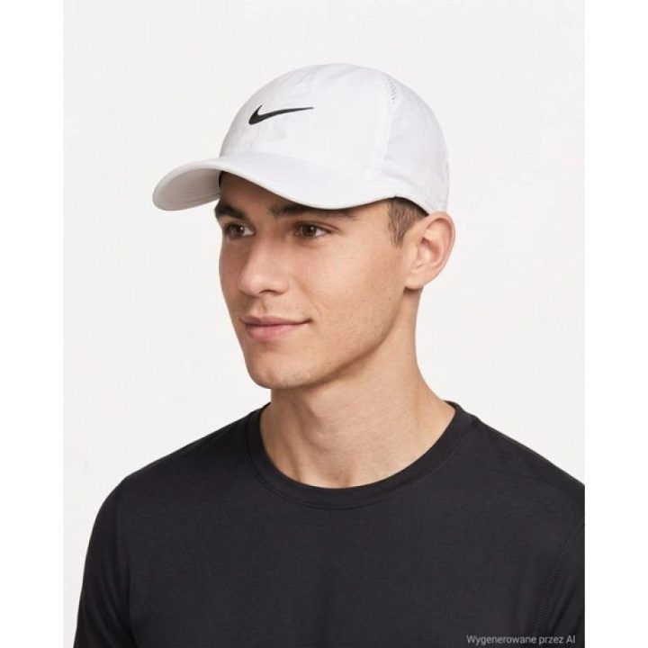 Vyriška sportinė kepurė su snapeliu Nike Dri-FIT Club, balta