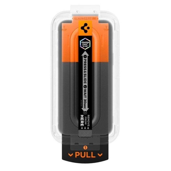 Apsauginis stiklas iPhone 17 Pro Max / 16 Pro Max Spigen Glas.tR EZ Fit Pro