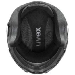 Uniseks slidinėjimo šalmas su skydeliu Uvex Instinct Visor 20, juodas