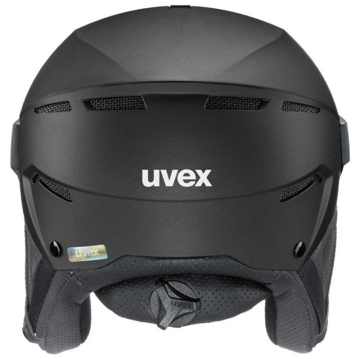 Uniseks slidinėjimo šalmas su skydeliu Uvex Instinct Visor 20, juodas