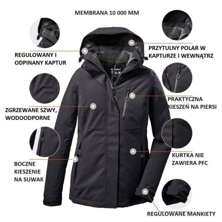 Moteriška neperšlampama striukė Killtec Kow 140