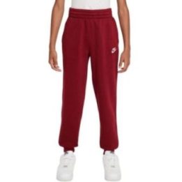 Vaikiškos sportinės kelnės Nike Sportswear Club Fleece, raudonos