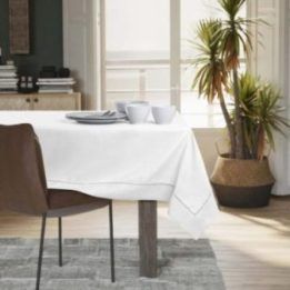 Balta staltiesė EMPIRE 140x340 cm (AmeliaHome)