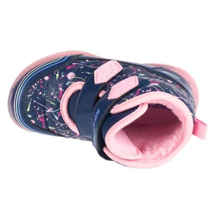 Vaikiški sportbačiai Skechers Illumi-Brights Power Paint, tamsiai mėlyni