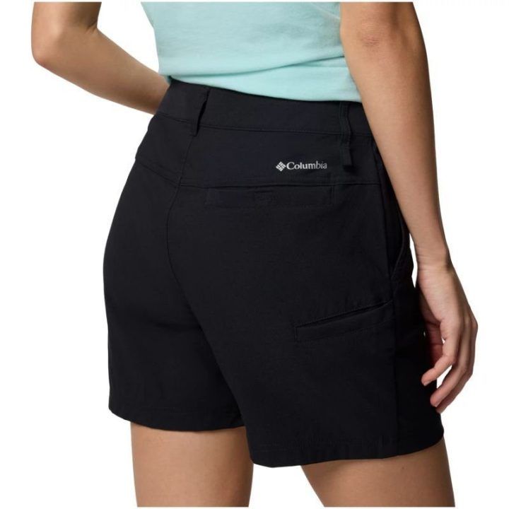 Moteriški laisvo kirpimo šortai Columbia Leslie Falls II, juodi