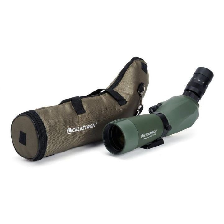 Stebėjimo monoklis Celestron Regal M2 65ED, 16–48×, juodas ir žalias