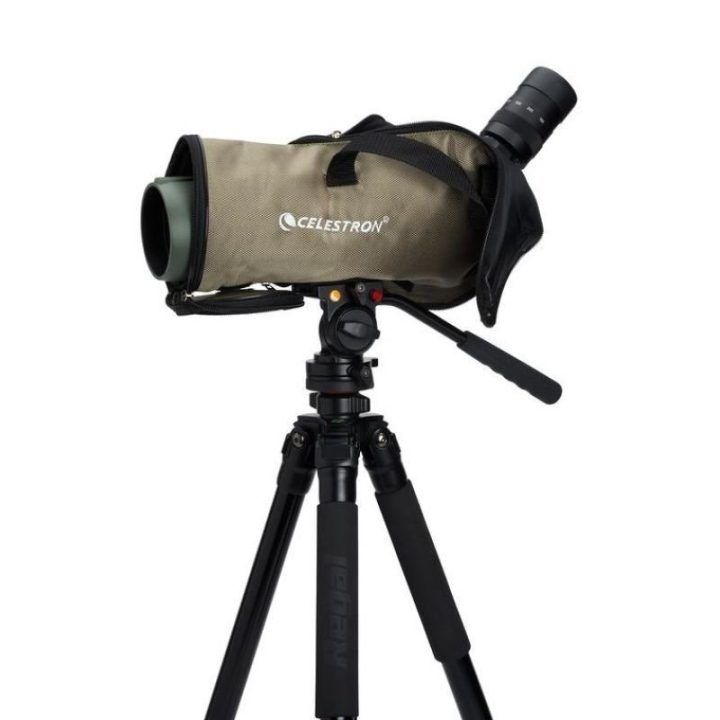 Stebėjimo monoklis Celestron Regal M2 65ED, 16–48×, juodas ir žalias