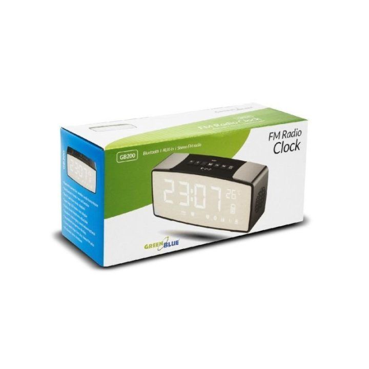 Radijo žadintuvas Bluetooth 4.2 Greenblue, 6 W, 2200 mAh