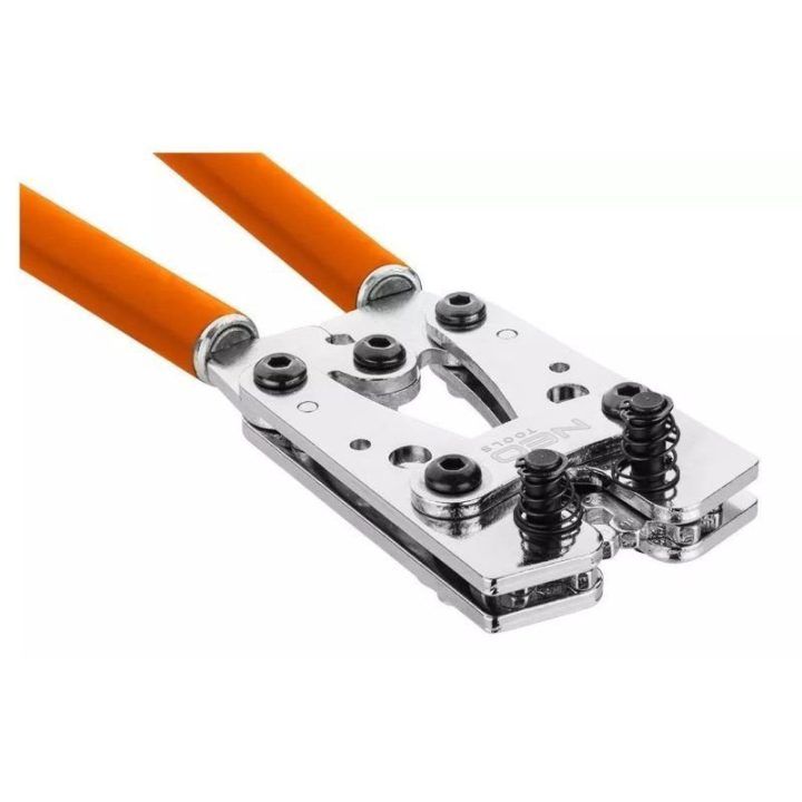 Užspaudimo replės NEO Tools, 6–50 mm², 390 mm, oranžinės