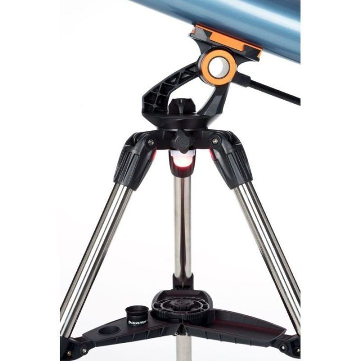 Teleskopas 100 mm Celestron Inspire, juodas ir mėlynas