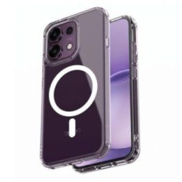 Dėklas OPPO Reno16 F 5G Crong Hybrid Clear Magnetic, skaidrus
