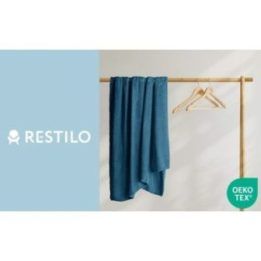 Poliesterinis pledas Restilo Henry 220 × 240 cm, indigo spalvos