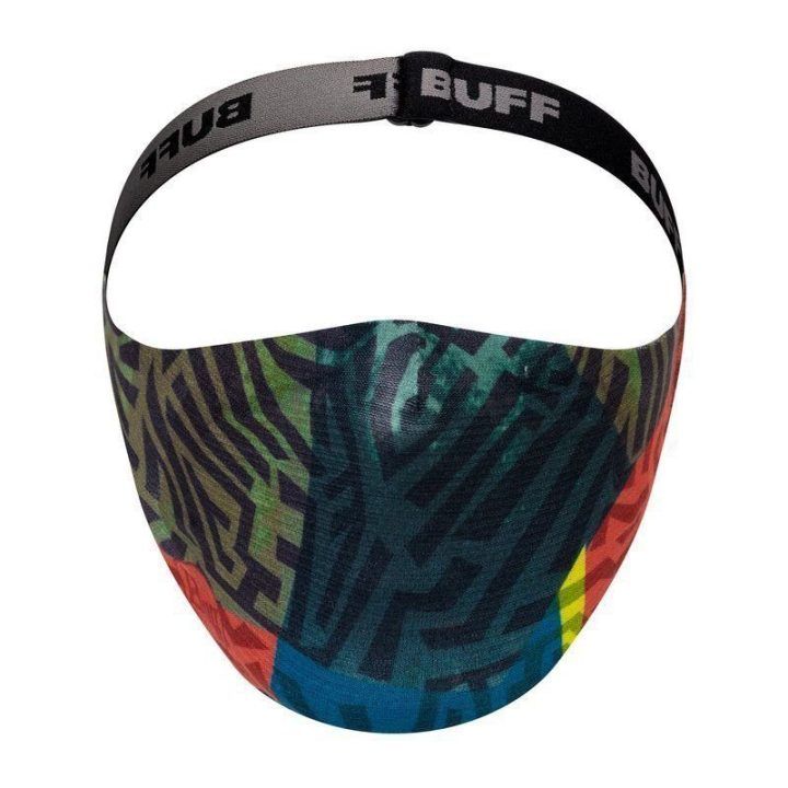 Vaikiška daugkartinė veido kaukė BUFF Filter Mask, žalia