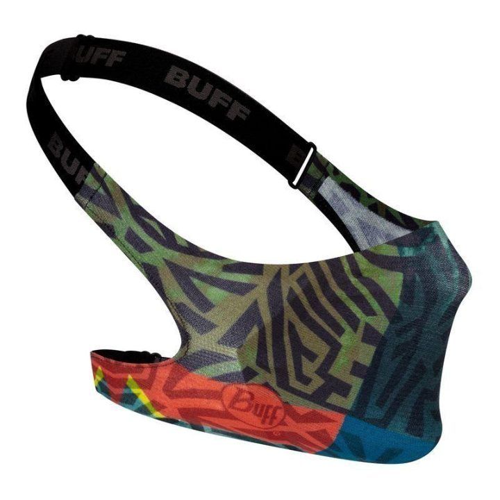Vaikiška daugkartinė veido kaukė BUFF Filter Mask, žalia