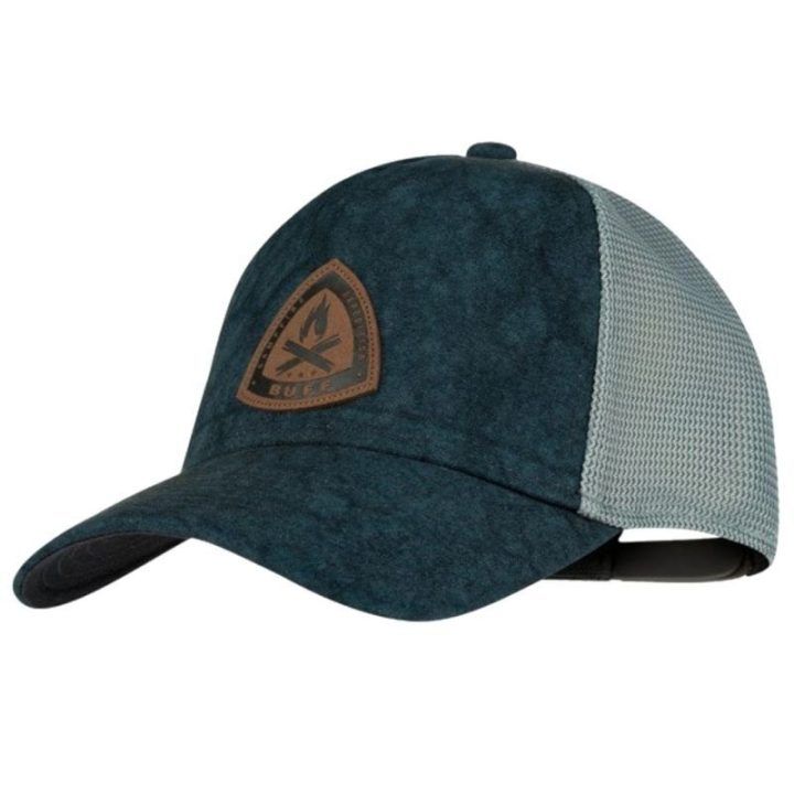 Vyriška kepurė su snapeliu Buff Trucker Cap, mėlyna