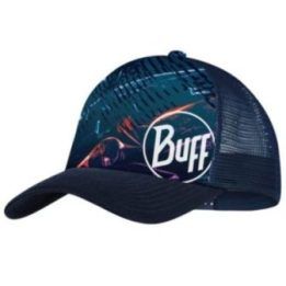 Kepurė su snapeliu Buff Trucker Cap, tamsiai mėlyna