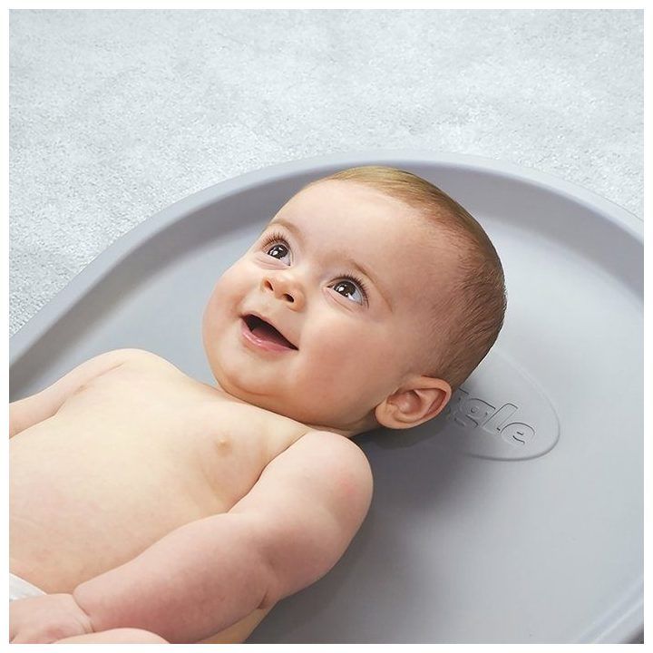 Vaikiškas putplasčio vystymo kilimėlis Shnuggle Squishy, pilkas