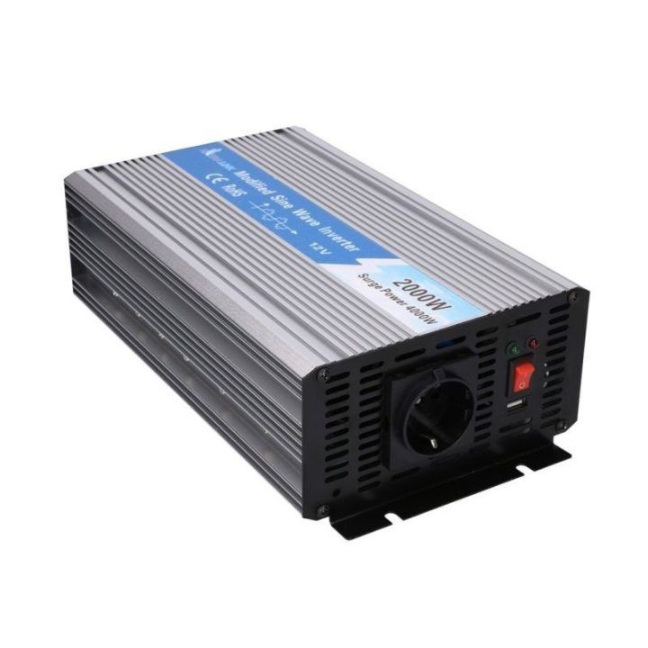 Automobilinis įtampos keitiklis Extralink, 12 V, 2000 W