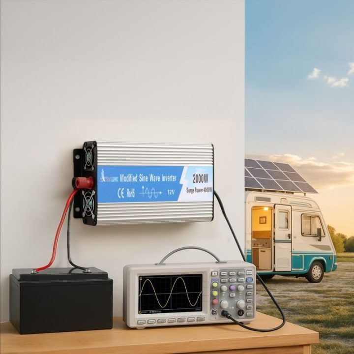 Automobilinis įtampos keitiklis Extralink, 12 V, 2000 W