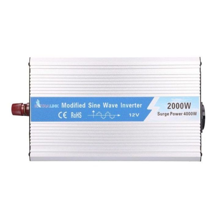 Automobilinis įtampos keitiklis Extralink, 12 V, 2000 W