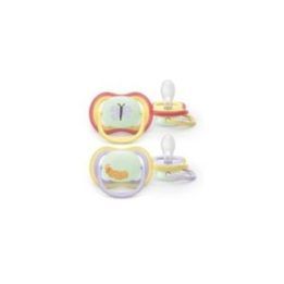 Čiulptukų rinkinys Philips Avent, 0–6 mėn., 2 vnt., drugelio ir vikšro motyvas