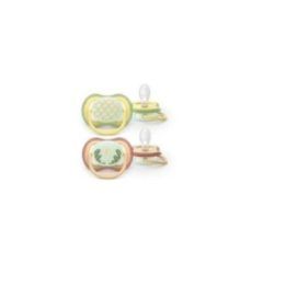 Šviečiantys čiulptukai Philips Avent, 0–6 mėn., 2 vnt., medaus / latte