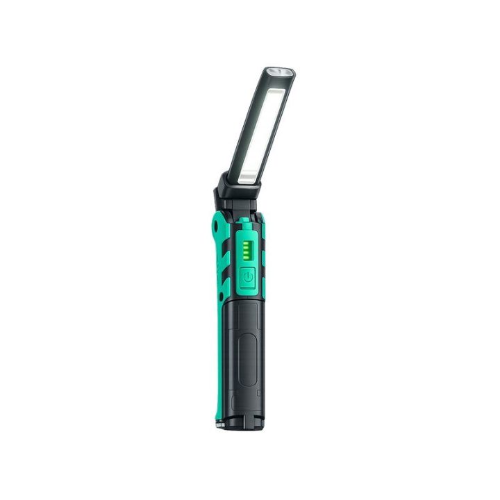 LED darbo žibintas Tracer, juodas su turkio spalva