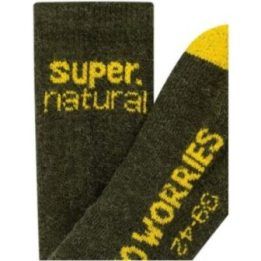 Alpakų vilnos kojinės Super.Natural SN Cosy, 2 poros, žalios