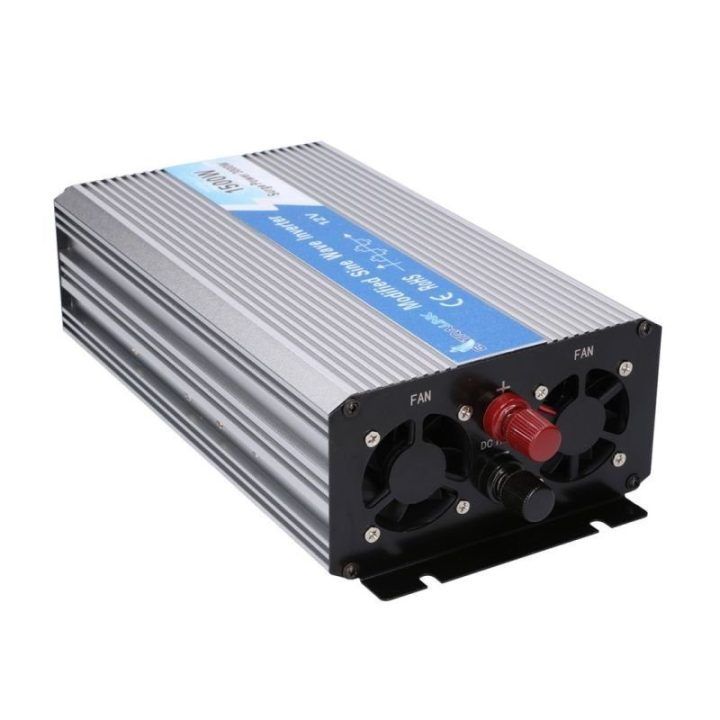 Automobilinis įtampos keitiklis 12 V, 1500 W, modifikuotos sinusoidės