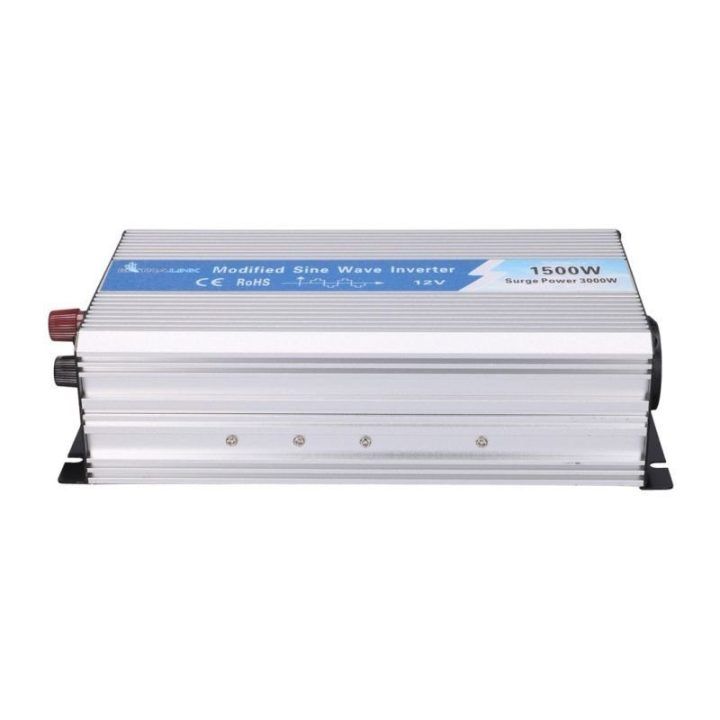 Automobilinis įtampos keitiklis 12 V, 1500 W, modifikuotos sinusoidės