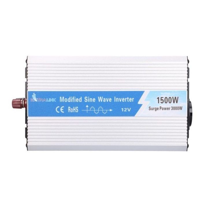 Automobilinis įtampos keitiklis 12 V, 1500 W, modifikuotos sinusoidės