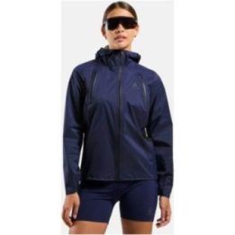 Moteriška neperšlampama striukė Odlo X-ALP WATERPROOF PRO, tamsiai mėlyna