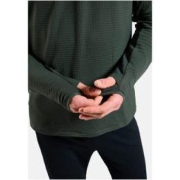 Bėgimo džemperis be gobtuvo Odlo Essential Thermal, žalias