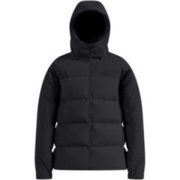 Moteriška pūkinė striukė su gobtuvu Odlo Down Hooded, juoda