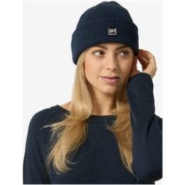 Uniseks megzta merino vilnos kepurė super.natural, tamsiai mėlyna