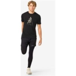 Vyriški merino vilnos marškinėliai Super.Natural Ascenders Tee, juodi