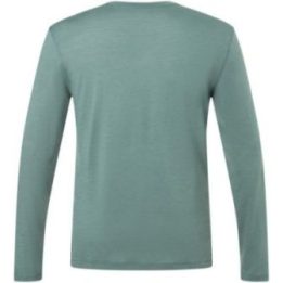 Vyriški merino vilnos marškinėliai Super.Natural Fourski LS, žali