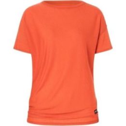Moteriški laisvo kirpimo marškinėliai Super.Natural, oranžiniai