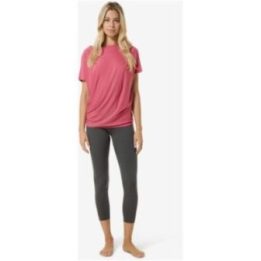 Moteriški laisvo kirpimo marškinėliai super.natural Yoga Loose Tee, violetiniai