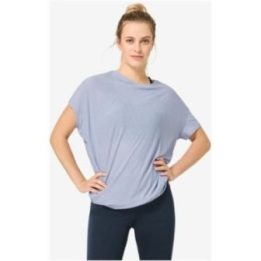 Moteriški laisvo kirpimo marškinėliai super.natural Yoga Loose Tee, mėlyni