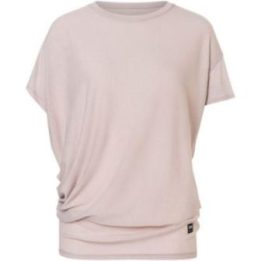 Moteriški asimetriško kirpimo marškinėliai super.natural Yoga Loose Tee, rožiniai