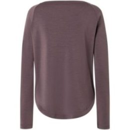 Moteriškas džemperis su merino vilna super.natural Everyday Crew, violetinis