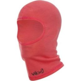 Vaikiška merino vilnos balaklava Viking Sentinel, rožinė