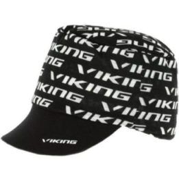 Daugiafunkcė kepurė su UV apsauga Viking Moko, juoda ir balta