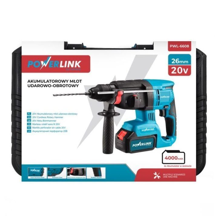 Akumuliatorinis perforatorius 26 mm Extralink Powerlink