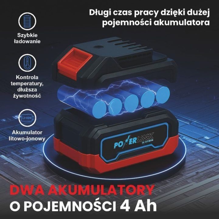 Akumuliatorinis siaurapjūklis Extralink Powerlink, 20 V
