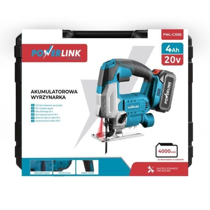 Akumuliatorinis siaurapjūklis Extralink Powerlink, 20 V