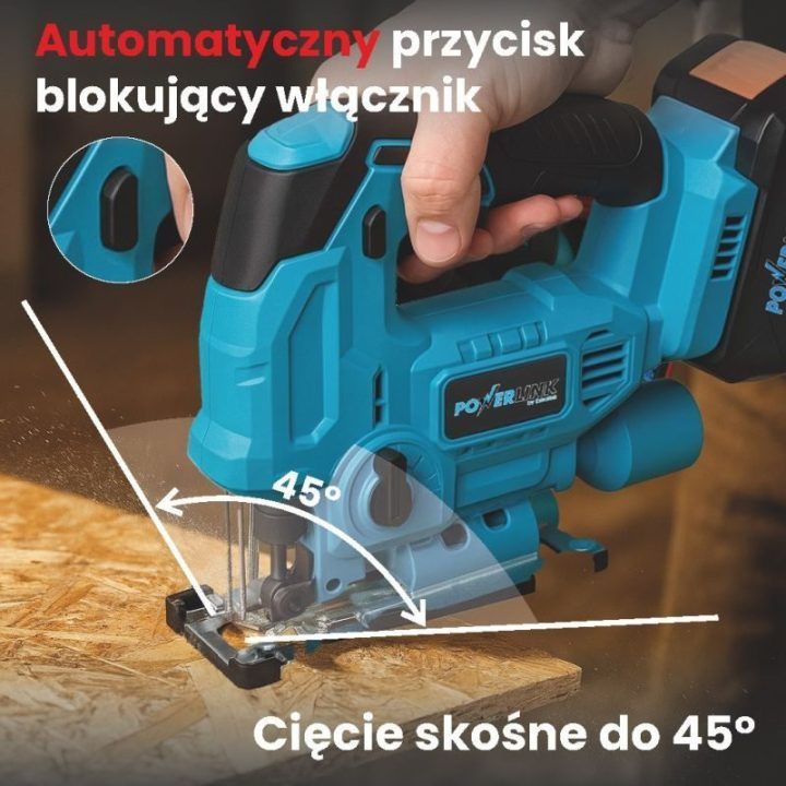 Akumuliatorinis siaurapjūklis Extralink Powerlink, 20 V