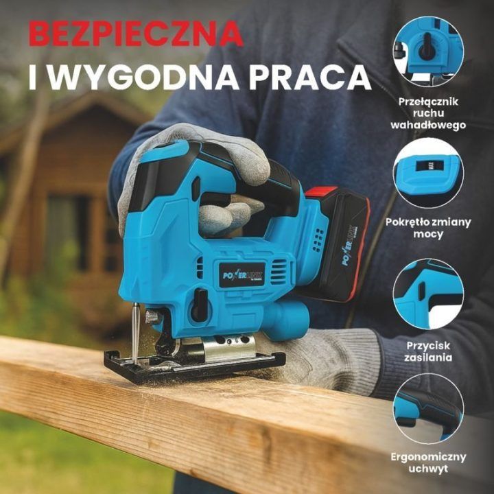 Akumuliatorinis siaurapjūklis Extralink Powerlink, 20 V